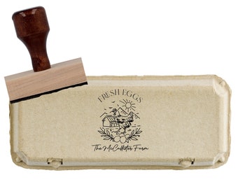Egg Stamp | Egg Handling Stamp | Egg Label | Fresh Eggs Stamp | Homesteading | Farm Stamp | Egg Marking | Egg Stamper | Egg Carton Stamp