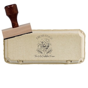 Egg Stamp | Egg Handling Stamp | Egg Label | Fresh Eggs Stamp | Homesteading | Farm Stamp | Egg Marking | Egg Stamper | Egg Carton Stamp
