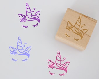 Unicorn Mini Rubber Stamp Unicorn Mini Stamp Tiny Stamp Unicorn Stamp Craft Stamps Planner Stamps Mini Rubber Stamps Scrapbooking Stamps