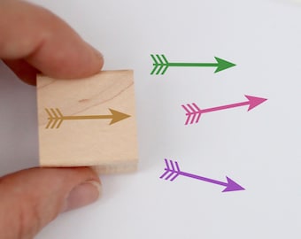 Arrow Mini Rubber Stamp Tiny Stamp Mini Stamp Arrow Stamp 1 inch