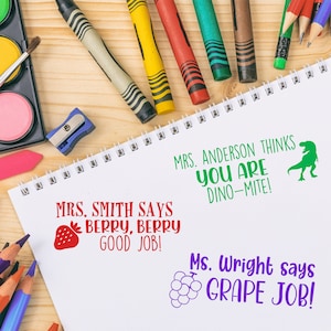 Personalized Teacher Stamp | Teacher Stamper | Personalized Teacher Gift | Classroom Teacher Stamp | Custom Teacher Stamp | Gift for Teacher