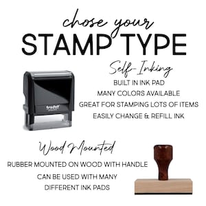 Personalized Monogram Stamp Self Inking Stamp Personalized Wedding Stamp Custom Stamp Stationery Stamp Initial Stamp image 9