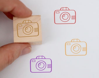 Camera Mini Rubber Stamp Tiny Stamp Mini Stamp Camera Stamp 1 inch