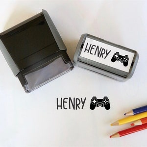 Kids Stamp | Kids Stamper | Personalized Name Stamp | Personalized Gift  | Gamer Stamp | Gift for Kids | Kids Birthday | Name Stamp