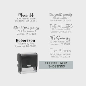 Personalized Address Stamp Return Address Stamp Self Ink Address Home Address Stamp Address Stamper Wedding Stamper Self Inking Stamp