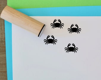 Crab Stamp| Crabl Mini Stamp | Kids stamp | Craft Stamp | Craft supplies |Planner Stamps | Mini Stamps | Scrapbooking Stamps