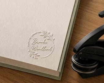 Sello personalizado para libros - Sello personalizado para bibliotecas - Sello personalizado para bibliotecas - Regalo para amantes de los libros