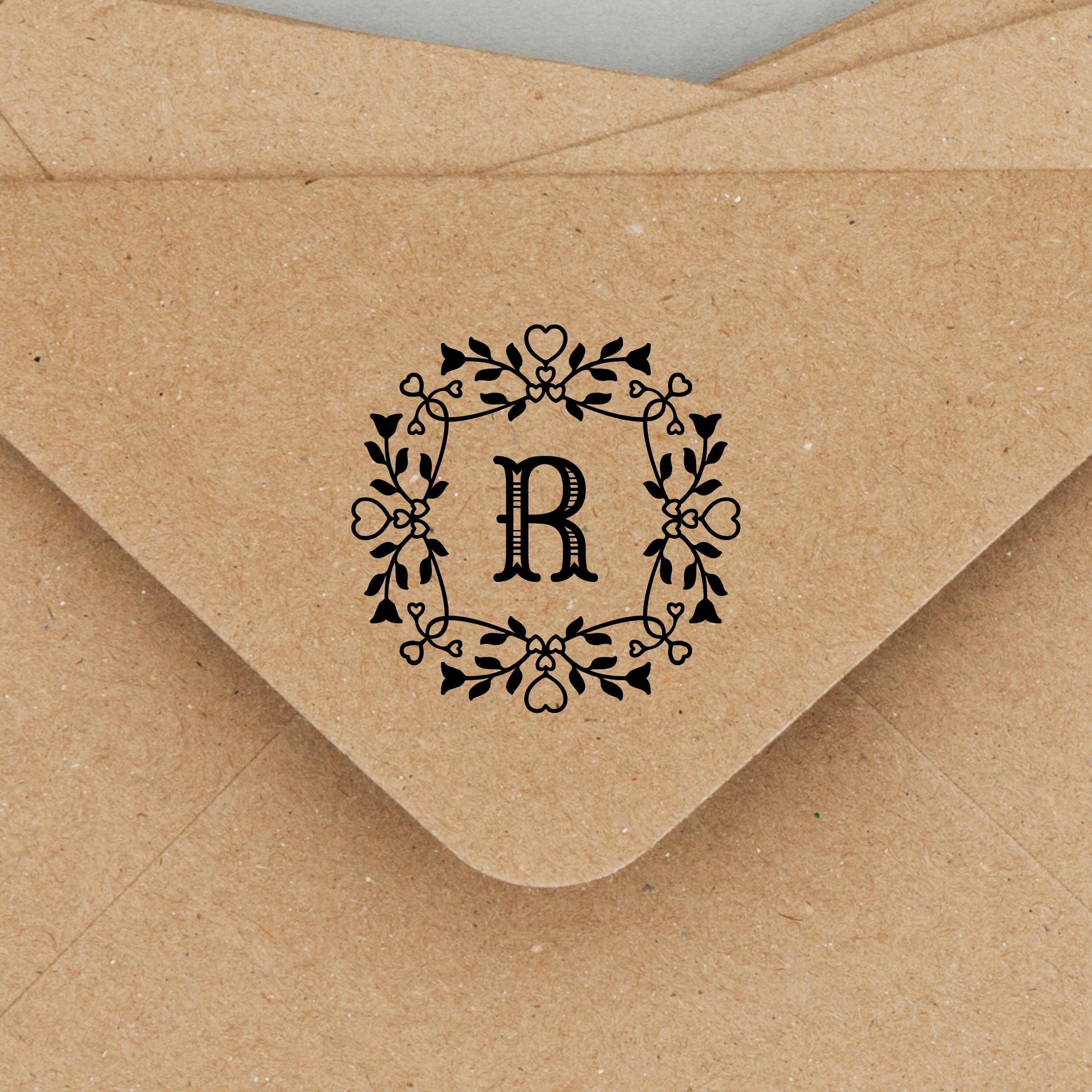 Personalized Monogram Stamp Self Inking Stamp Personalized Etsy