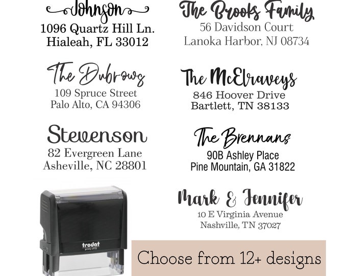 Personalized Return Address Stamp | Self Inking Return Address Stamp | Personalized Address Stamp  | Custom Stamp