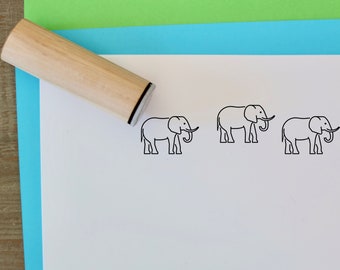 Elephant Stamp | Elephant Mini Stamp | Kids stamp | Craft Stamp | Craft supplies |Planner Stamps | Mini Stamps | Scrapbooking Stamps