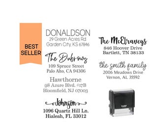 Personalized Return Address Stamp | Self Inking Return Address Stamp | Personalized Address Stamp  | Custom Stamp | Couple Gift | Housewarm
