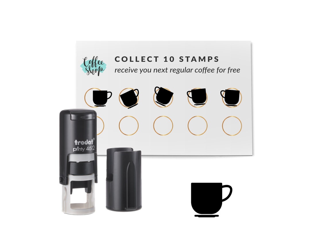 Loyalty Card Stamp Mini Self Inking Stamp Loyalty Card Self Inking