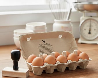 Egg Stamp | Egg Handling Stamp | Egg Label | Fresh Eggs Stamp | Homesteading | Farm Stamp | Egg Marking | Egg Stamper | Egg Carton Stamp