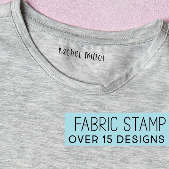 Custom Fabric Stamp | Clothing Stamp | Clothing Marker Stamp | Kids Name Stamp for clothing | Name Stamp | Label Stamp for Camp |Shirt Tag