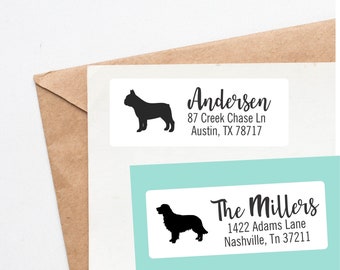 Custom Return Address Label | Pet Address Labels | Custom Address Stickers | Dog Address Labels | Personalized Stickers |  Address Stickers