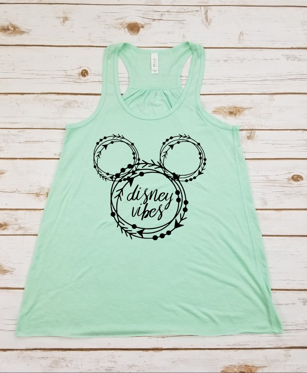 Disney Vibes Racerback tank topDisney ShirtsDisney shirt | Etsy