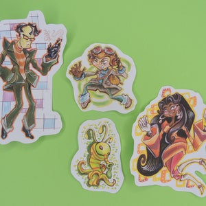 Set of Psychonauts Stickers