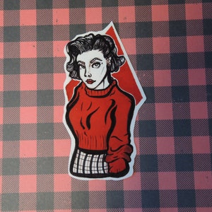 Audrey Horne Stickers /Decals/Bumper Stickers (Twin Peaks)