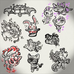 Littlest Pet Shop Temporary Tattoos