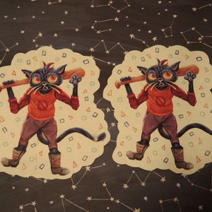 Night in the Woods Mae Borowski glow in the dark stickers