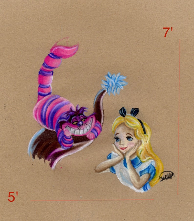 Colored Pencil Disney Drawings Original Etsy
