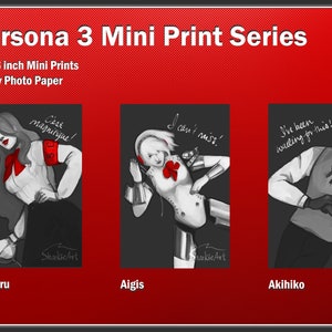 Persona 3 Mini Prints