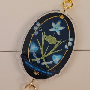 Silent Princess Stained Glass Acrylic Charms