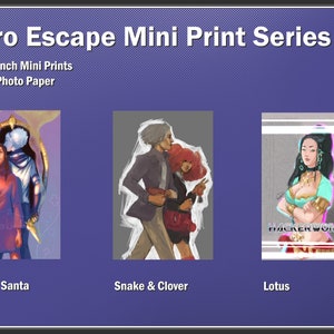Zero Escape 999 Mini Prints