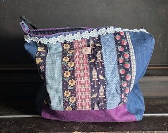Sac porté épaule hobo en jean