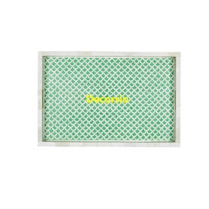 Handmade Green Bone Inlay Fish Scale Pattern Decorative Tray / Tray
