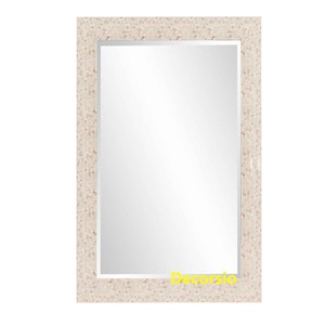 Handmade Mother of Pearl Inlay Floral Pattern Mirror Frame with Free Mirror