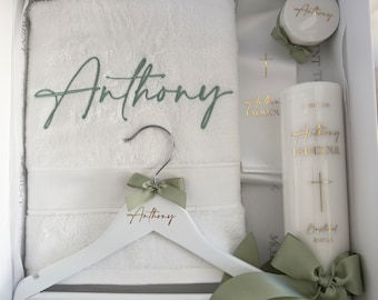 Catholic Christening Package | Catholic Christening | Baptism | Christening Gift Box | Baptism candle |  Baptism Gift | Christening Gift