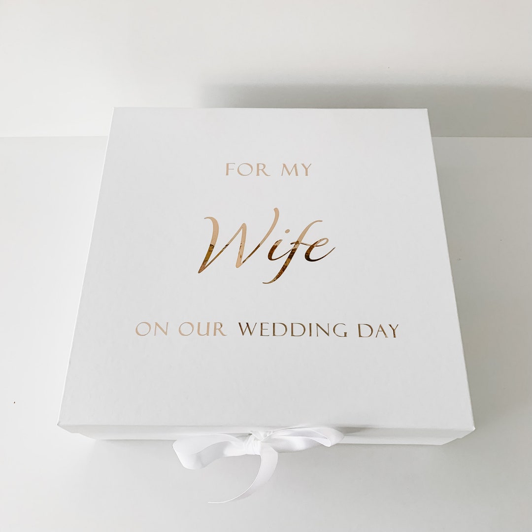 Large Personalised Gift Box Customised Gift Box Bridesmaid Box Christening Box Gift Box Etsy