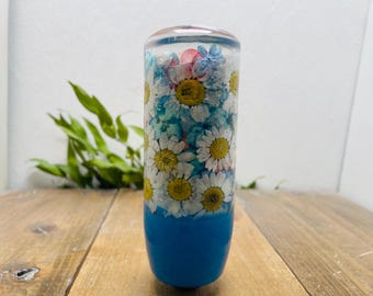 Submerged Flower Shift Knob, Cylindrical M-Shaped, North Pole and Hydrangea
