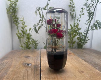 Underwater Flower Shift Knob - Bouquet of Red Roses