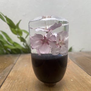 Water Flower Shift Knob, Kersenbloesem, Zwart