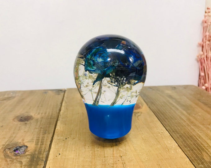 Underwater Flower Shift Knob Bulb Type 2 Color Blue Rose Etsy