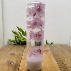 Pomo de palanca de cambios con diseño de flor sumergida, cilíndrico, color blanco