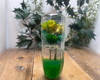 Underwater Flower Shift Knob - Bouquet of Roses - Green