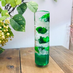 水中花シフトノブ 円柱型 カラフル紅葉 紫 - Etsy 日本
