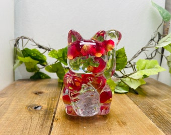 Underwater flower shift knob beckoning cat rose petals