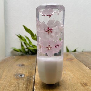 Submerged Flower Shift Knob, Cherry Blossom, White
