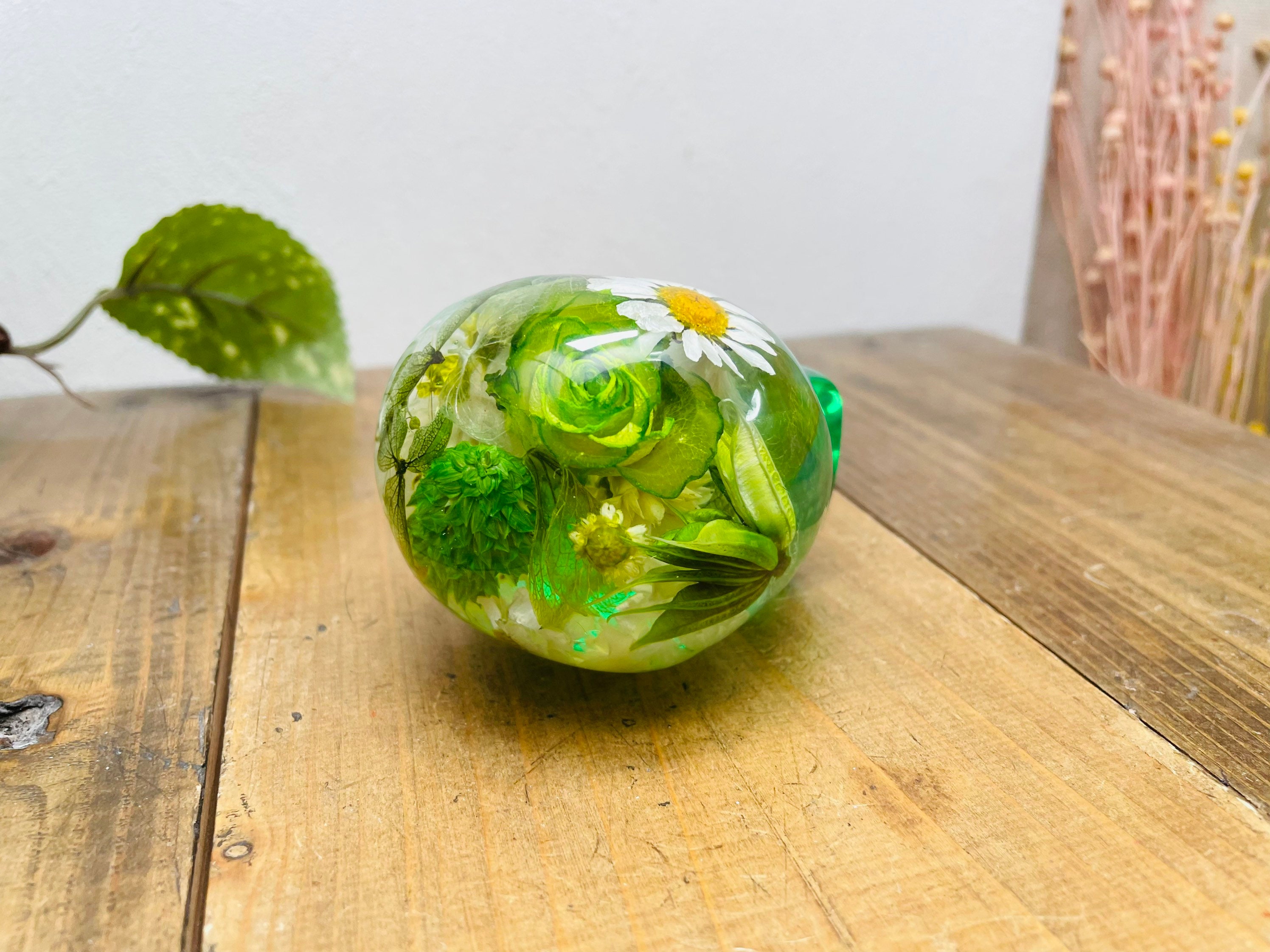 Underwater Flower Shift Knob Skull Flower Garden Green Etsy