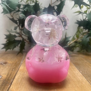 Pomo de cambio de flores bajo el agua Kuma-chan flor de cerezo rosa