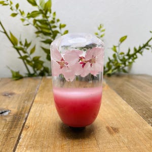 Perilla de cambio con diseño de flor de agua - Sakura Pink