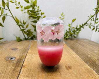 Botão de mudança de flor de água - Sakura Pink