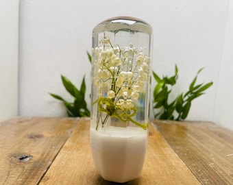 Water Flower Shift Knob - Lily of the Valley Bouquet