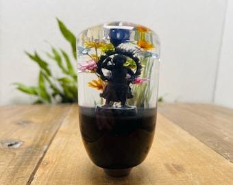 Underwater Flower Shift Knob - Raijin and Flowers