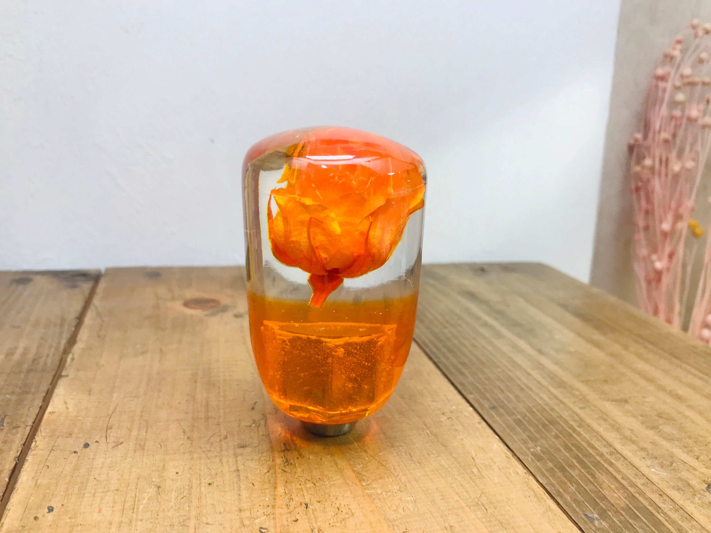 Underwater Flower Shift Knob 1 Rose Orange - Etsy