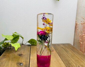 Universal JDM Crystal Shift Knob With Real Flowers – Manual Gear Stick, M8/M10